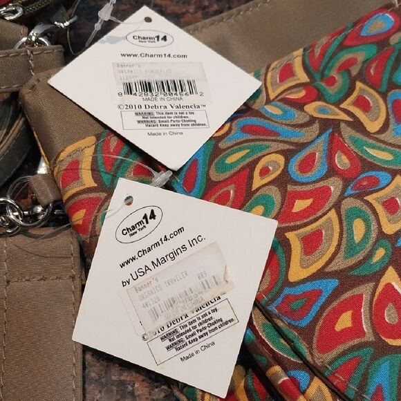 Vibrant Paisley Crossbody Bag and free wallet. - Picture 4 of 12